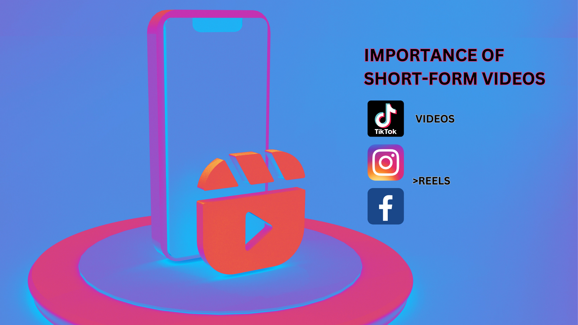 Importance of TikTok's, Facebook and Instagram Reels for your Business